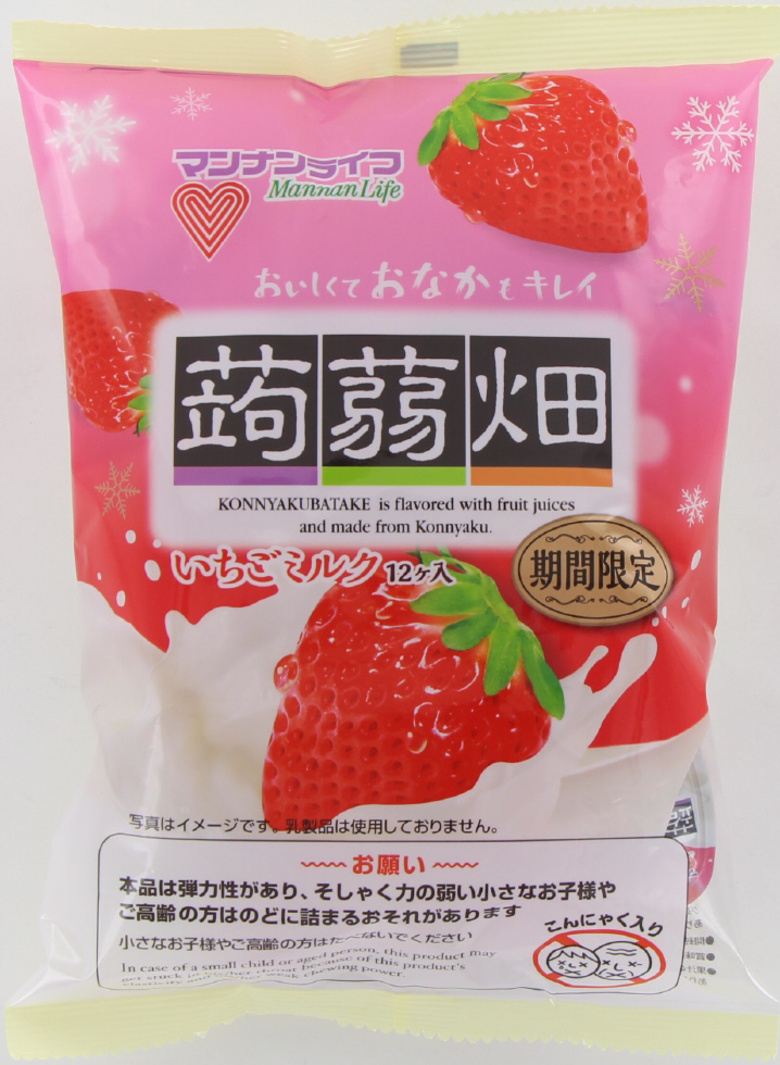 マンナンライフ　蒟蒻畑いちごミルク